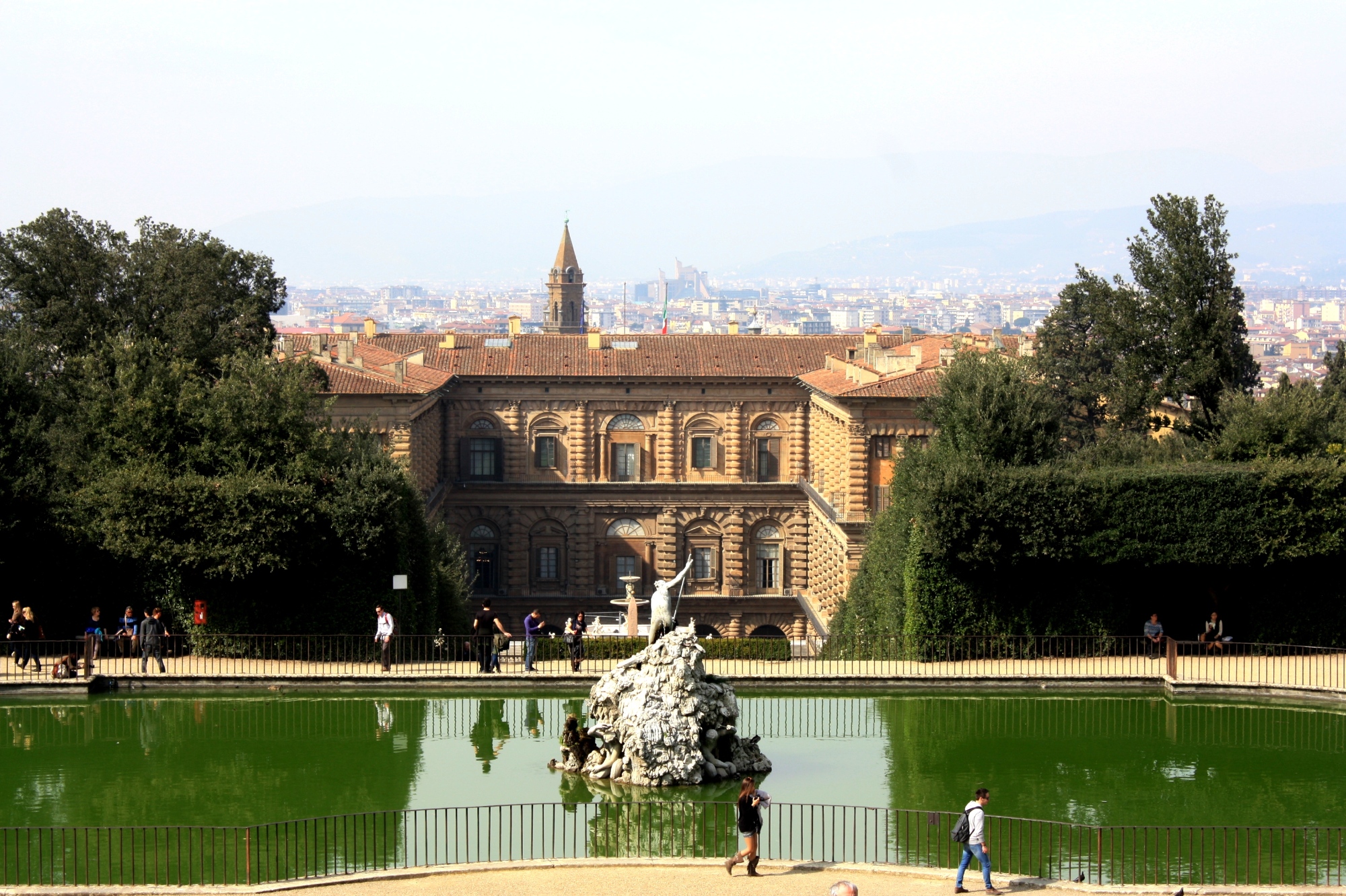 Pitti Palace from the Boboli Gardens