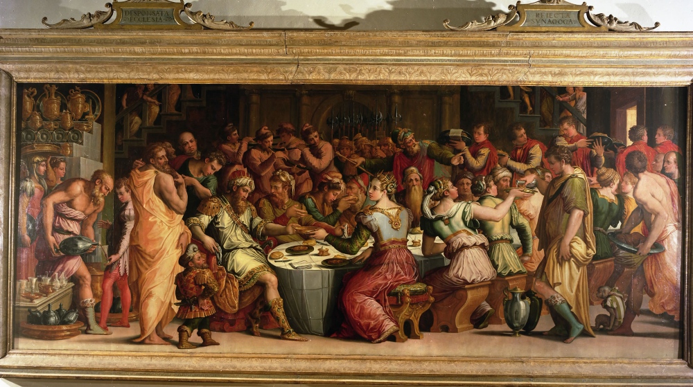 Museo nazionale d'Arte Medievale e Moderna, Giorgio Vasari, Le nozze di Ester e Assuero, 1548