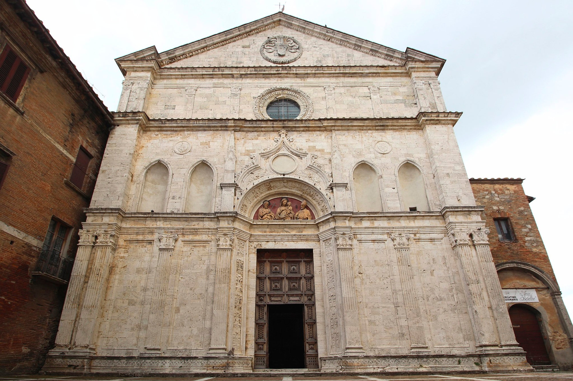 L'église de Saint Augustin à Montepulciano