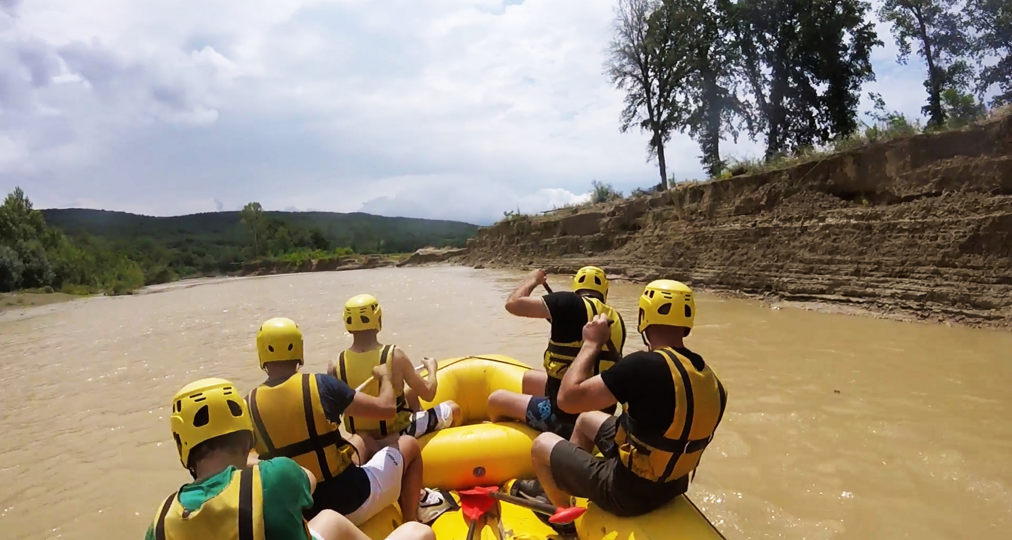 Rafting in the Maremma, along the Ombrone river