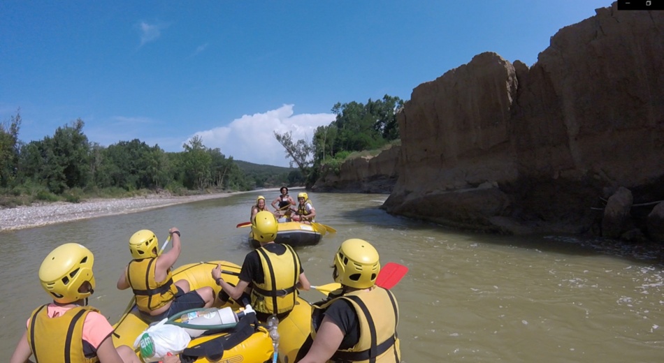Rafting in the Maremma, along the Ombrone River