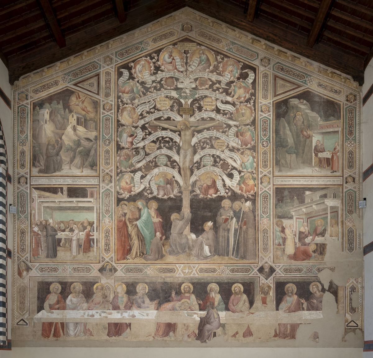 Tree of Life and Last Supper by Taddeo Gaddi